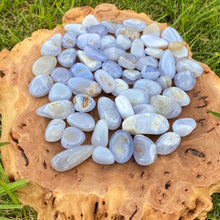 Load image into Gallery viewer, Blue Lace Agate Tumbled / Tumble Stone / Tumbles