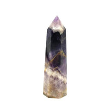 Load image into Gallery viewer, Chevron Amethyst Crystal Tower Point Generator