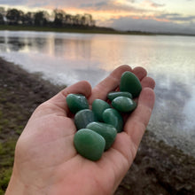 Load image into Gallery viewer, Green Aventurine Tumbled / Tumble Stone / Tumbles