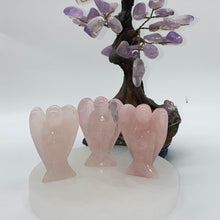 Load image into Gallery viewer, Rose Quartz Angel Crystal Carving
