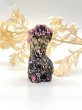 Load image into Gallery viewer, Rhodonite Goddess Crystal, Lady Body, Gift for Her