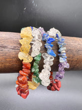 Load image into Gallery viewer, Multicoloured Crystal Chip Bracelet