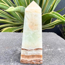 Load image into Gallery viewer, Caribbean Calcite Tower Point Generator Obelisk Gift For Her