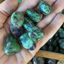Load image into Gallery viewer, Ruby and Zoisite Tumbled / Tumble Stone / Tumbles