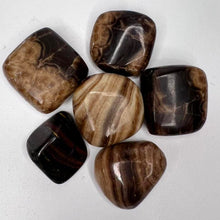 Load image into Gallery viewer, Chocolate Calcite Tumbled / Tumble Stone / Tumbles