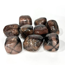 Load image into Gallery viewer, Chiastolite / Cross Stone Crystal Tumbled / Tumble Stone