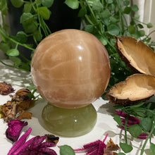 Load image into Gallery viewer, Honey Calcite Crystal Sphere Ball Gift for Her