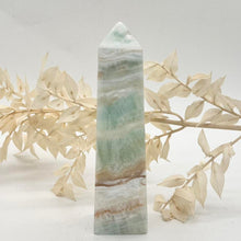 Load image into Gallery viewer, Caribbean Calcite Crystal Tower Point Generator