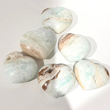 Load image into Gallery viewer, Caribbean Calcite Heart Crystal Gift for Her Blue CrystalHeart