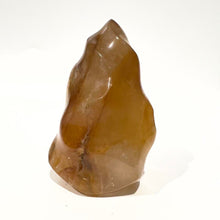 Load image into Gallery viewer, Golden Healer Flame Crystal Carving