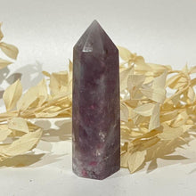Load image into Gallery viewer, Plum Blossom Pink Tourmaline Crystal Tower Point Generator
