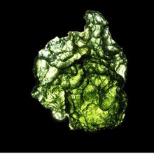 Load image into Gallery viewer, Moldavite Genuine A Grade 0.75g Raw Crystal Specimen with Certificate of Authenticity