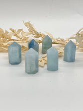Load image into Gallery viewer, Aquamarine Mini Tower Point Gift for Her