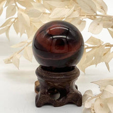 Load image into Gallery viewer, Red Tigers Eye Crystal Sphere Crystal Ball
