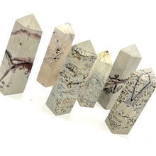 Load image into Gallery viewer, Dendritic Picture Jasper Tower Point Generator stone Crystal