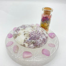 Load image into Gallery viewer, Lepidolite Crystal Palm Stone Palmstone
