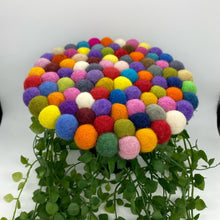 Load image into Gallery viewer, Handmade Felt Ball Hot Dish Stand Tea Pot Pan Stand Gift