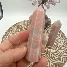 Load image into Gallery viewer, Pink Opal Crystal Tower Point Generator