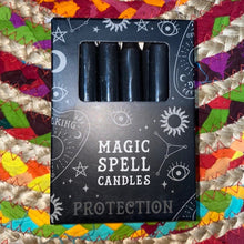 Load image into Gallery viewer, Altar Candles Black Spell Candles 12 Candles