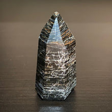 Load image into Gallery viewer, Black Tourmaline Crystal Tower Point Generator
