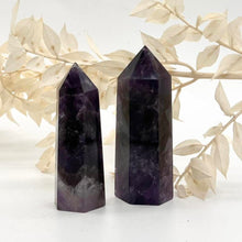 Load image into Gallery viewer, Amethyst Crystal Tower point Generator Purple Tower