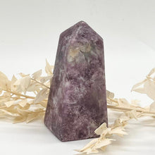 Load image into Gallery viewer, Lepidolite Crystal Tower Generator Point Gift for Her
