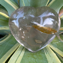 Load image into Gallery viewer, Quartz Heart Crystal With Hematite Inclusions Gift for Her