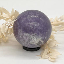 Load image into Gallery viewer, Lepidolite Crystal Sphere Crystal Ball Gift