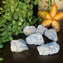 Load image into Gallery viewer, Blue Calcite Raw Crystal Rock Chunk