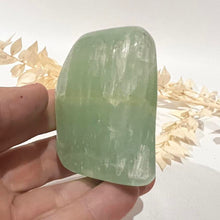 Load image into Gallery viewer, Pistachio Calcite Freeform Crystal Rock Green Crystal