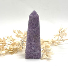 Load image into Gallery viewer, Lepidolite Crystal Tower Generator Point Gift for Her