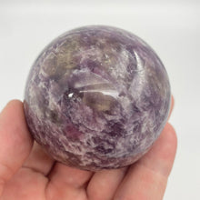 Load image into Gallery viewer, Lepidolite Crystal Sphere Crystal Ball Specimen Gift