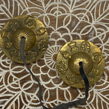 Load image into Gallery viewer, Astamangalas Tingsha Bells from Nepal Sound Healing Brass Tingsha