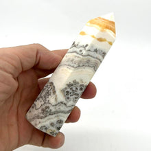 Load image into Gallery viewer, Dendritic Orange Calcite Crystal Tower Point Generator Gift for Her