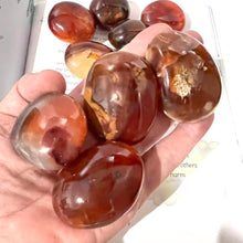 Load image into Gallery viewer, Carnelian Large Crystal Carnelian Palm Stone Palmstone
