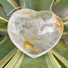 Load image into Gallery viewer, Quartz Heart Crystal With Hematite Inclusions Gift for Her
