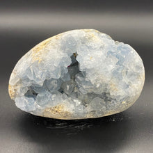 Load image into Gallery viewer, Celestite Crystal Cluster Specimen Raw Crystal Blue crystal