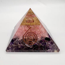 Load image into Gallery viewer, Organite Orgone Peace and Love  Pyramid