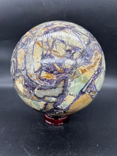 Load image into Gallery viewer, Natural Fluorite Pattern Crystal Sphere Crystal Ball Specimen Gift