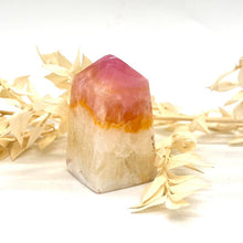 Load image into Gallery viewer, Pink Aragonite Crystal Tower Point Obekisk  Pink Crystal
