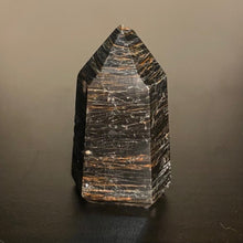 Load image into Gallery viewer, Black Tourmaline Crystal Tower Point Generator