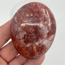Load image into Gallery viewer, Fire Quartz Crystal Palm Stone Crystal