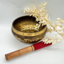 Load image into Gallery viewer, Tibetan Brass Singing Bowl 14cm Sound Healing Bowl