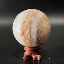Load image into Gallery viewer, Caribbean Blue Calcite Crystal Sphere ball