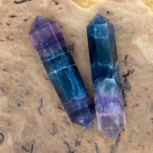 Load image into Gallery viewer, Fluorite Crystal Double Terminated Point