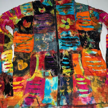 Load image into Gallery viewer, Nepalese Handmade Multi-Colour Cotton Hoodie Cardigan size XX Large