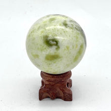 Load image into Gallery viewer, Green Jade Crystal Sphere Crystal Ball Stone