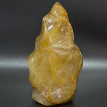 Load image into Gallery viewer, Golden Healer Flame Crystal Carving
