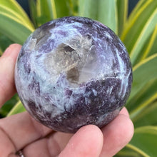 Load image into Gallery viewer, Lepidolite Crystal Sphere Crystal Ball Specimen Gift