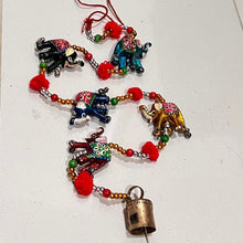 Load image into Gallery viewer, Boho Hanging elephant garland Decorative elephant wall hanging garland